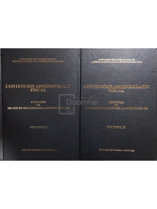 Capdefier Ion (coord.) - Contencios administrativ fiscal, 2 vol. (Editia: 2004)