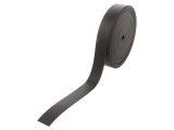 Bandă termocontractabilă adezivă RADPOL 15m x 25mm x 1mm neagră TTHNK025151