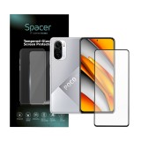 FOLIE STICLA Spacer pentru Xiaomi Pocophone F3 5G, grosime 0.3mm, acoperire totala ecran, strat special anti-ulei si anti-amprenta, Tempered Glass, st