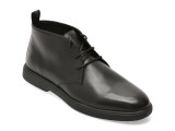 Ghete GEOX negre, U56LAD, din piele naturala