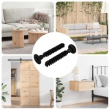 vidaXL Șurub Cap Socket 2 pcs Negru M5 x 40 mm Fier 864541