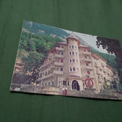 CARTE POSTALA CIRCULATA HERCULANE HOTEL CERNA foto