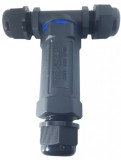 Manson 3 fire 0.5-2.5mm &sup2; tip T conector mufa imbinare cabluri ramificatie 16A IP68, Omu System