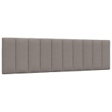 vidaXL Pernă pentru tăblie de pat, Hanko, gri taupe, 180 cm, material textil 4019181