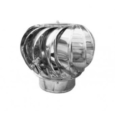 Capac terminal cos de fum rotativ din inox ,diametru 120 mm