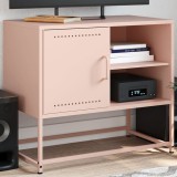 Gossi dulap tv, roz, 68x39x60,5 cm, otel