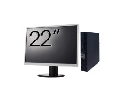 Calculator Second Hand DELL OptiPlex 5070 Mini, Intel Core i3-8100T 3.10GHz, 8GB DDR4, 128GB SSD + Monitor 22&amp;quot; NewTechnology Media