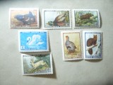 Set URSS 1957-1961 - Fauna , 7 valori (val. 15kop cu defect), Nestampilat