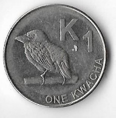 Moneda 1 kwacha 2012 - Zambia foto