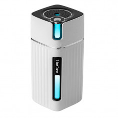 Umidificator de aer ultrasonic Cube Lila Care, 300 ml, LED, 2 moduri functionare foto