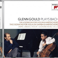 Glenn Gould Plays Bach: The 6 Sonatas For Violin & Harpsichord Bwv 1014-1019; The 3 Sonatas For Viola Da Gamba & Harpsichord Bwv 1027-1029 | Glenn Gou