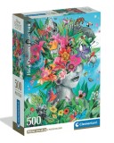 Puzzle Clementoni, In inima junglei, 500 piese
