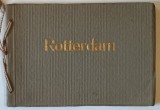 ROTTERDAM , SET DE 16 CARTI POSTALE DETASABILE , FOTOGRAFII DE EPOCA ALB - NEGRU