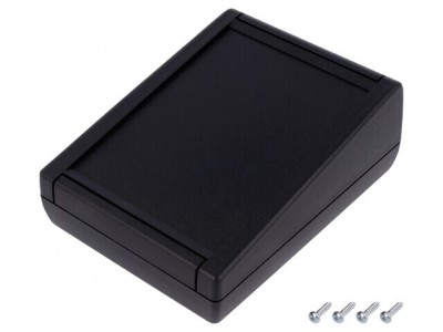 Carcasă desktop TEKMAR ABS neagră 100x130x50mm foto