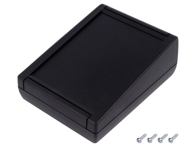 Carcasă desktop TEKMAR ABS neagră 100x130x50mm