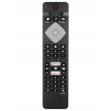 Telecomanda universala pentru Smart TV Philips 398GR10BEPHN, x-remote, Netflix, Rakuten TV, Ambilight, Negru