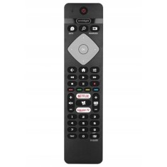 Telecomanda universala pentru Smart TV Philips 398GR10BEPHN, x-remote, Netflix, Rakuten TV, Ambilight, Negru