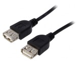 Cablu USB 2.0 USB A Nichelat 1.8m, Akyga
