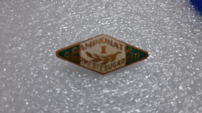 insigna Campionatul Coop. Mestesugaresc loc 1