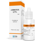 Ambroxol 0,75% x 20 ml Picaturi Orale, Solutie TIS, Tis Farmaceutic