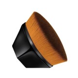 Pensula kabuki plata pentru fond de ten, flippy, negru