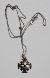 Cruciulita si lantisor din argint, 925, Jerusalem
