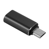 Adaptor MicroUSB - Lightning (Negru) foto