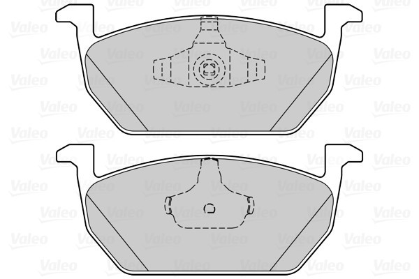 VALEO 302317 FIRST set placute frana,frana disc