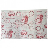 Hartie ambalaj Shaworma 25x35cm, bax 5kg, 57+6g mp