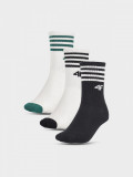 Șosete casual peste gleznă (3-pack) pentru băieți - multicolor, 4F Sportswear