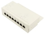 Patch Panel Goobay Cat 6 RJ45 8 Porturi Alb 62069