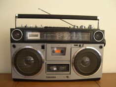 radiocasetofon SANYO-M9990 LU Boombox Ghettoblaster foto