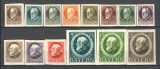 Bayern.1916/20 Regele Ludwig III nedantelate XB.5, Nestampilat