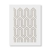 Sablon Perete vopsire, tencuiala 900x600x0.7mm Geometric Hex Lines Refolosibil, model MXSP7109, Oem