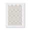 Sablon Perete vopsire, tencuiala 900x600x0.7mm Geometric Hex Lines Refolosibil, model MXSP7109