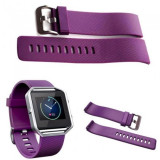 Bratara TPU Silicon pentru Fitbit Blaze Culoare Violet, Mărime S