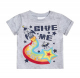 Tricou baietei - Give me space (Marime Disponibila: 3-6 luni (Marimea 18, Superbaby
