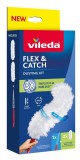 Prafuitor Vileda Flex&amp;Catch cu maner scurt si 2 rezerve