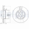 DELPHI BG3696 Disc frana