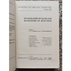 Investigation On Rates And Mechanisms Of Reaction - S.i. Friess , A346