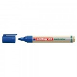 Marker pentru tabla Edding 28, ecologic, varf rotund, 1.5-3 mm, albastru
