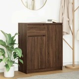 VidaXL Bufetă cu sertar Stejar maro 71x35x84 cm Lemn prelucrat