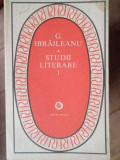 Studii Literare Vol.1 - G. Ibraileanu ,304451, Minerva