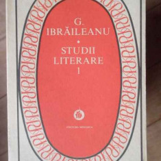 Studii Literare Vol.1 - G. Ibraileanu ,304451