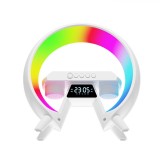 Lampa Inteligenta 6-in-1: RGB, incarcare Wireless, Boxa Bluetooth, Ceas cu Alarma, si Radio FM &ndash; Control App &amp; Sunet Natural pentru Somn., Oem