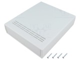 Carcasă ventilată ABS gri 150x178x40mm