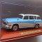 Macheta Sachsenring P240 Kombi Break alb/bleu - IXO/Atlas 1/43