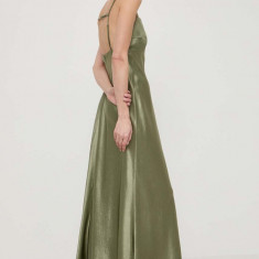 Max Mara Leisure rochie culoarea verde, maxi, evazați 2416220000000
