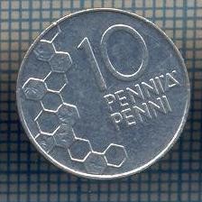 AX 1144 MONEDA - FINLANDA - 10 PENNI -ANUL 1992 -STAREA CARE SE VEDE