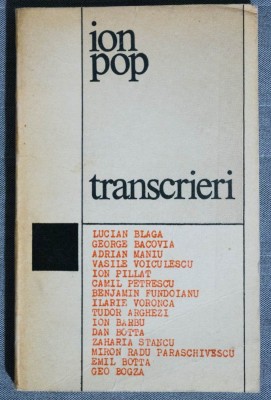 Ion Pop - Transcrieri (eseuri) foto